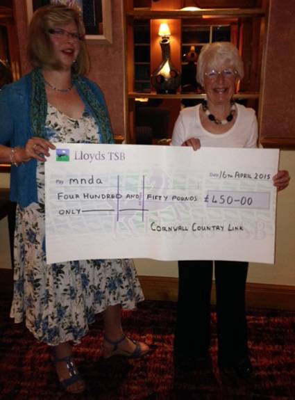 Motor Neurone Disease cheque